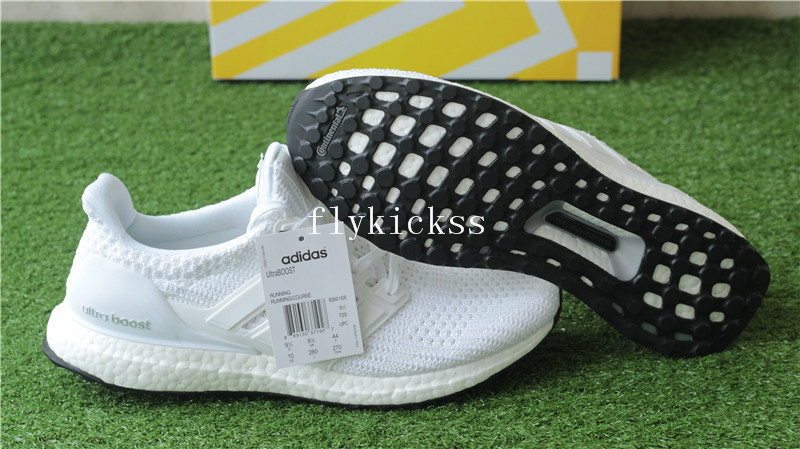 Adidas Ultra Boost UB 4.0 Pure White Real Boost